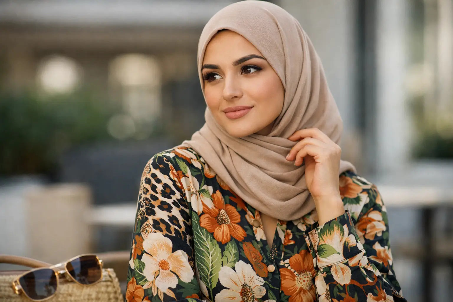 How to Match Hijab With Prints
