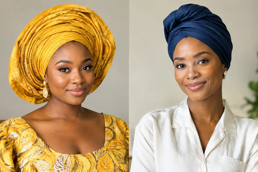 Gele Versus Turban Styling Guide for Every Look