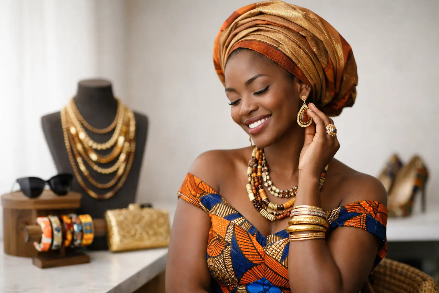 How to Accessorize African Outfits Well