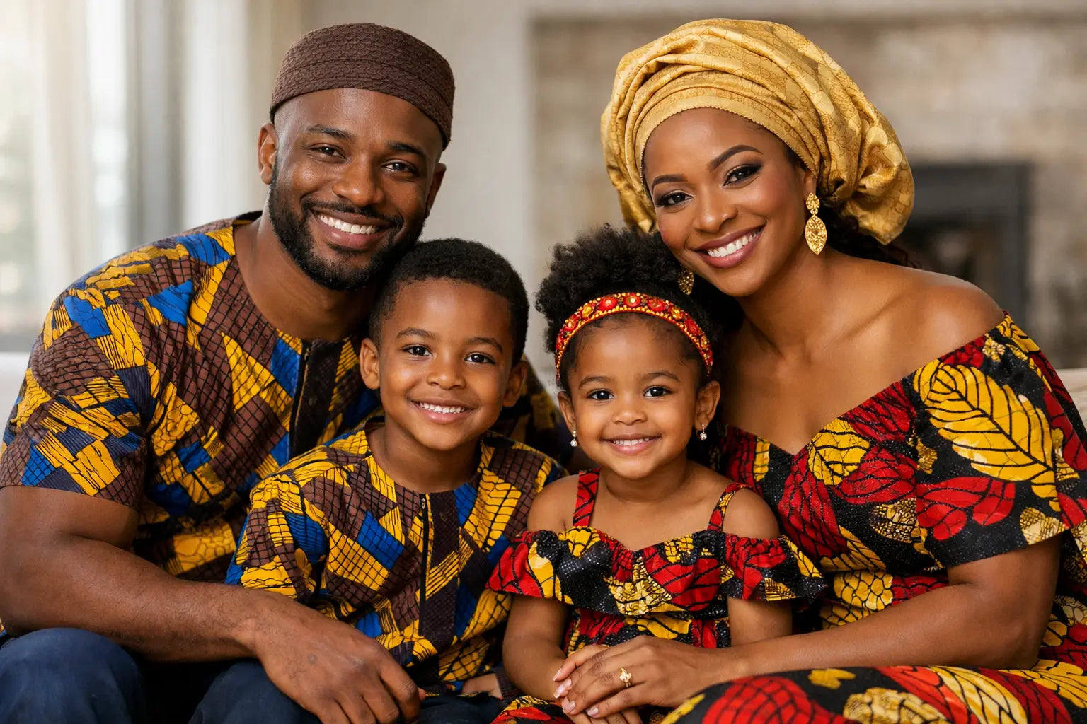 Best African Outfits for Family Photos That Shine