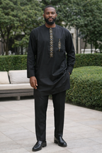 Men’s Danshiki Top and Pant Set – Authentic African Outfit