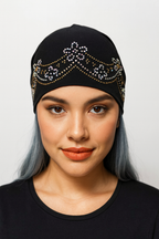 Undercover cap with Rhinestone designs.