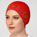 Undercover cap with Rhinestone designs.