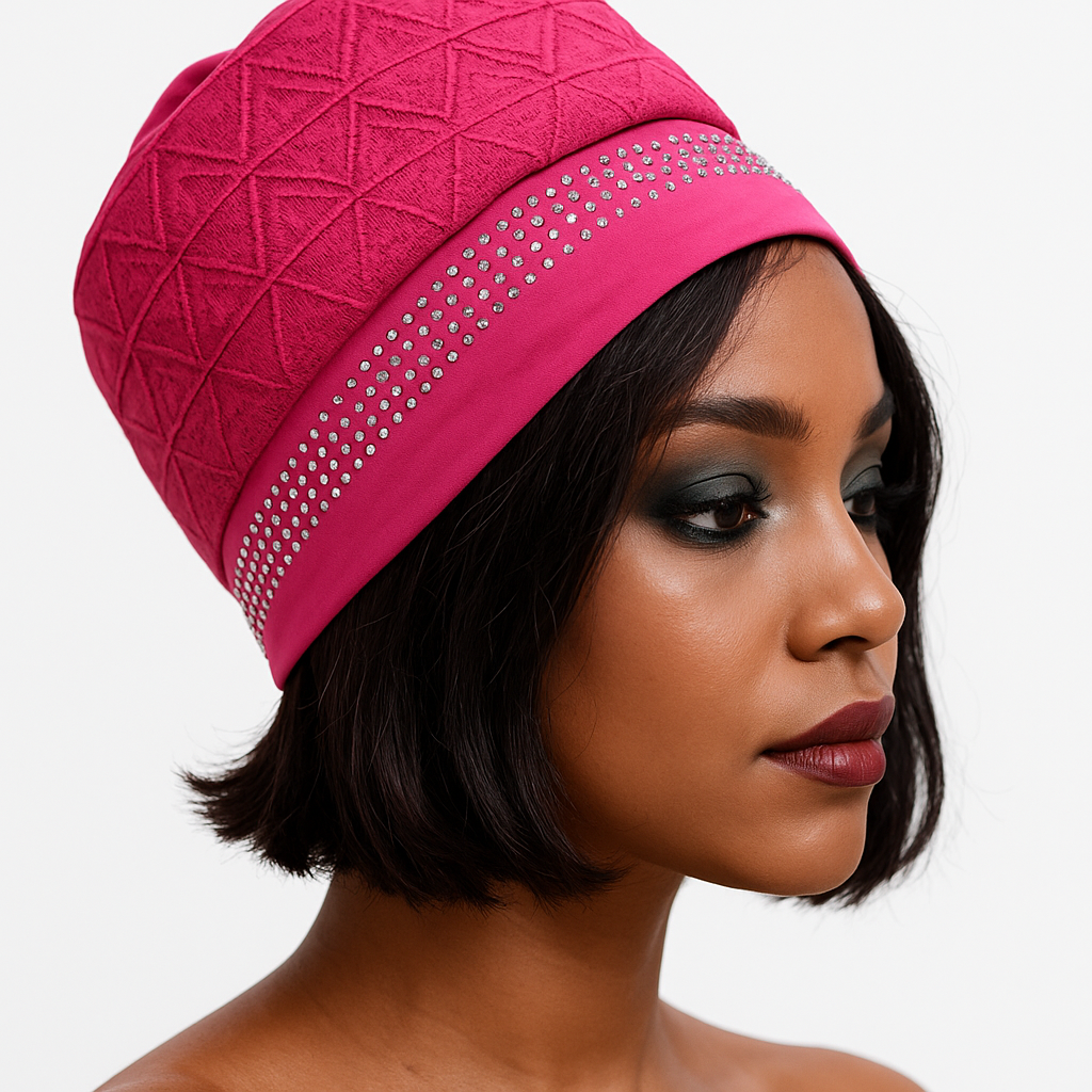Glammy Turban, Headwrap for women, Pre tie Gele for women.