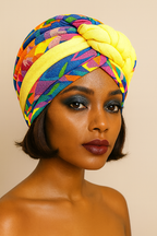 Handmade African Turban for Casual wears for women. Suitable for all weather.