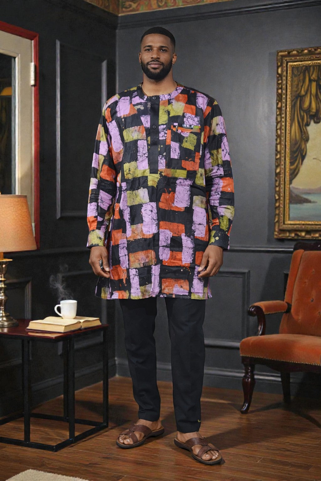 Ankara Shirt for men. Casual wear for men