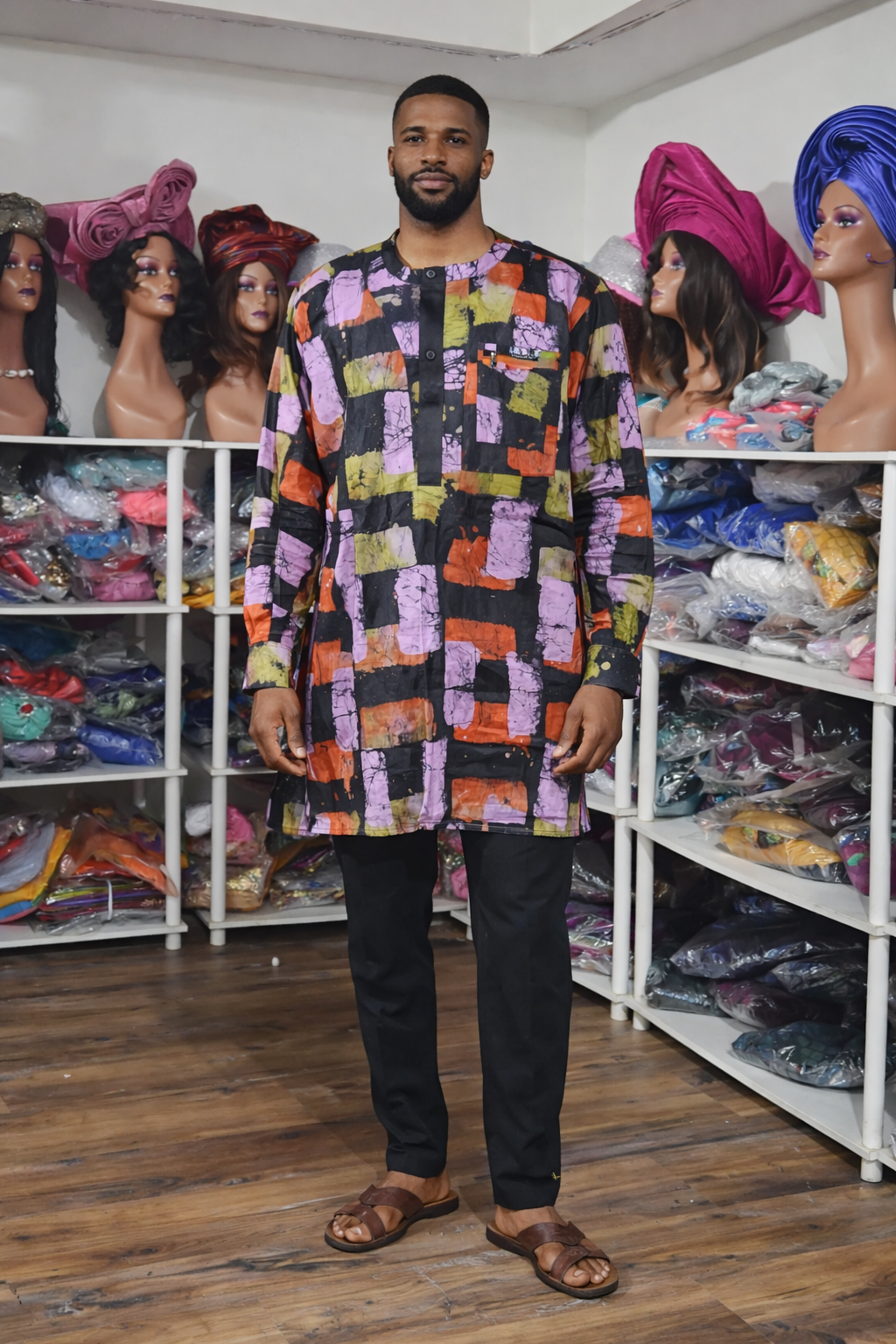 Ankara Shirt for men. Casual wear for men