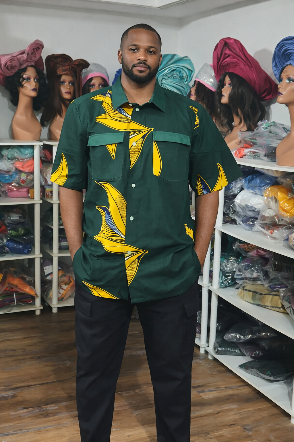 Ankara Shirt for men. Casual wear for men