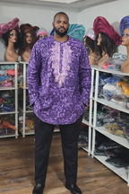 Men’s Danshiki Top – Authentic African Style for the Modern Man