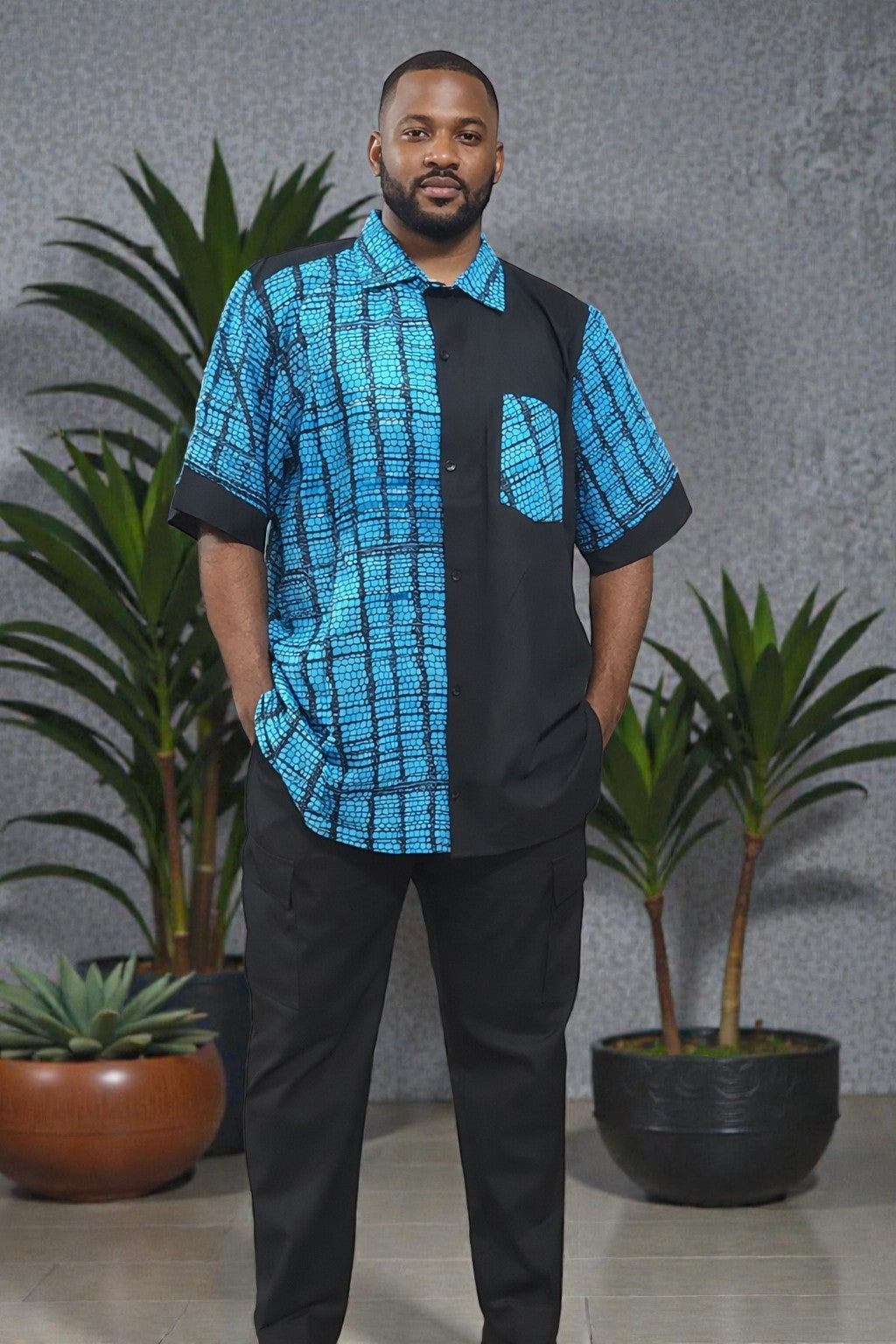 Ankara Shirt for men. Casual wear for men