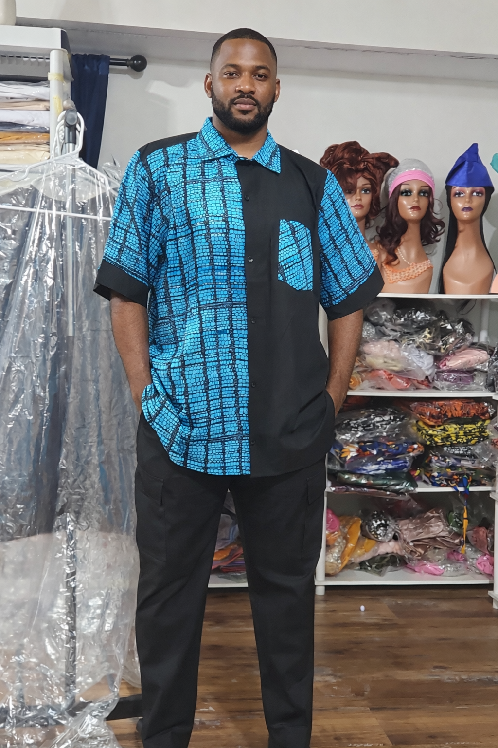 Ankara Shirt for men. Casual wear for men