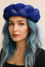 Braided Aso Oke Headband for women