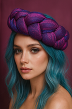 Braided Aso Oke Headband for women