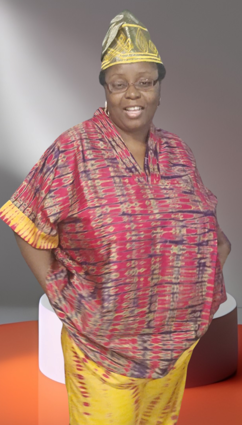 Silk Adire, Tye and Dye top and Pant for women