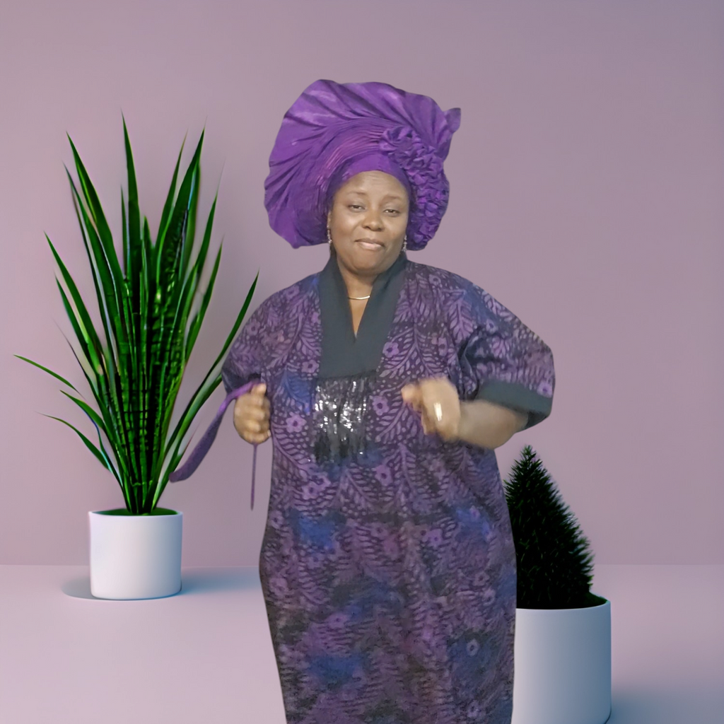Kampala Kaftan Dress: Long African Bubu Gown, Plus Size, Free wear