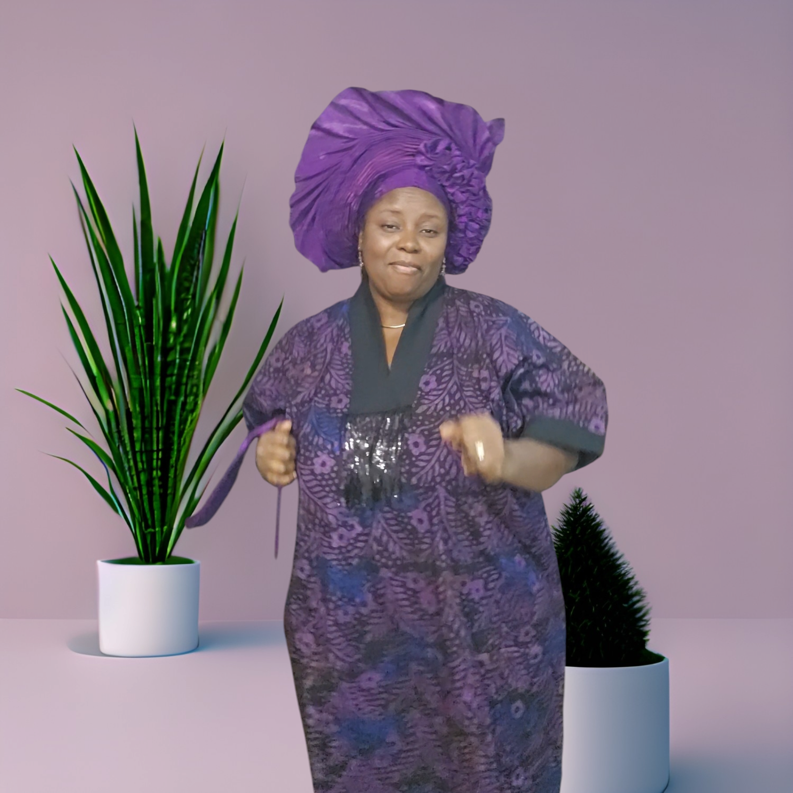 Kampala Kaftan Dress: Long African Bubu Gown, Plus Size, Free wear