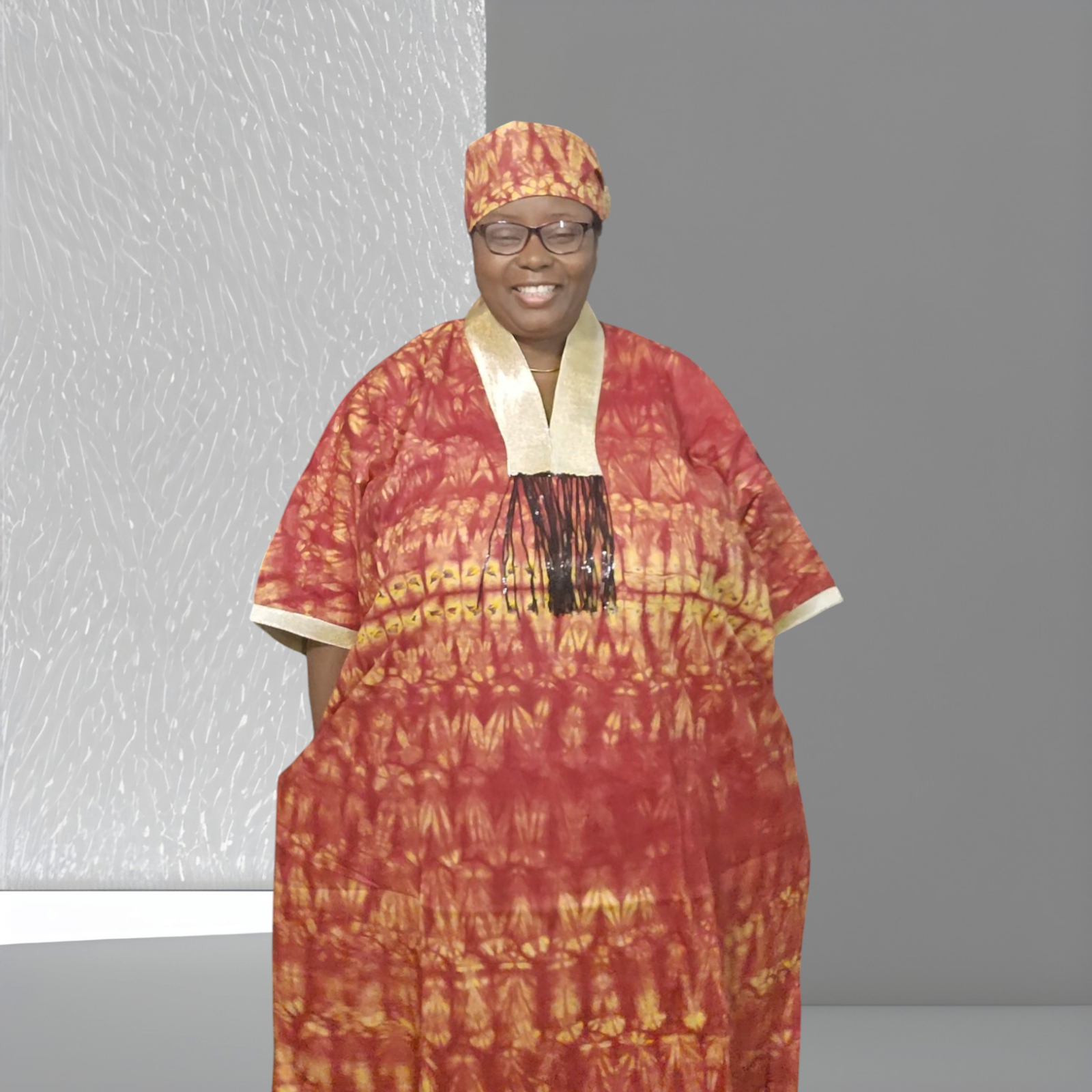 Kampala Kaftan Dress: Long African Bubu Gown, Plus Size, Free wear