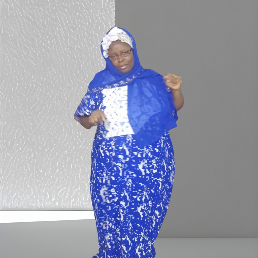 Short Sleeve ankara Bubu Dress for women. Free to wear