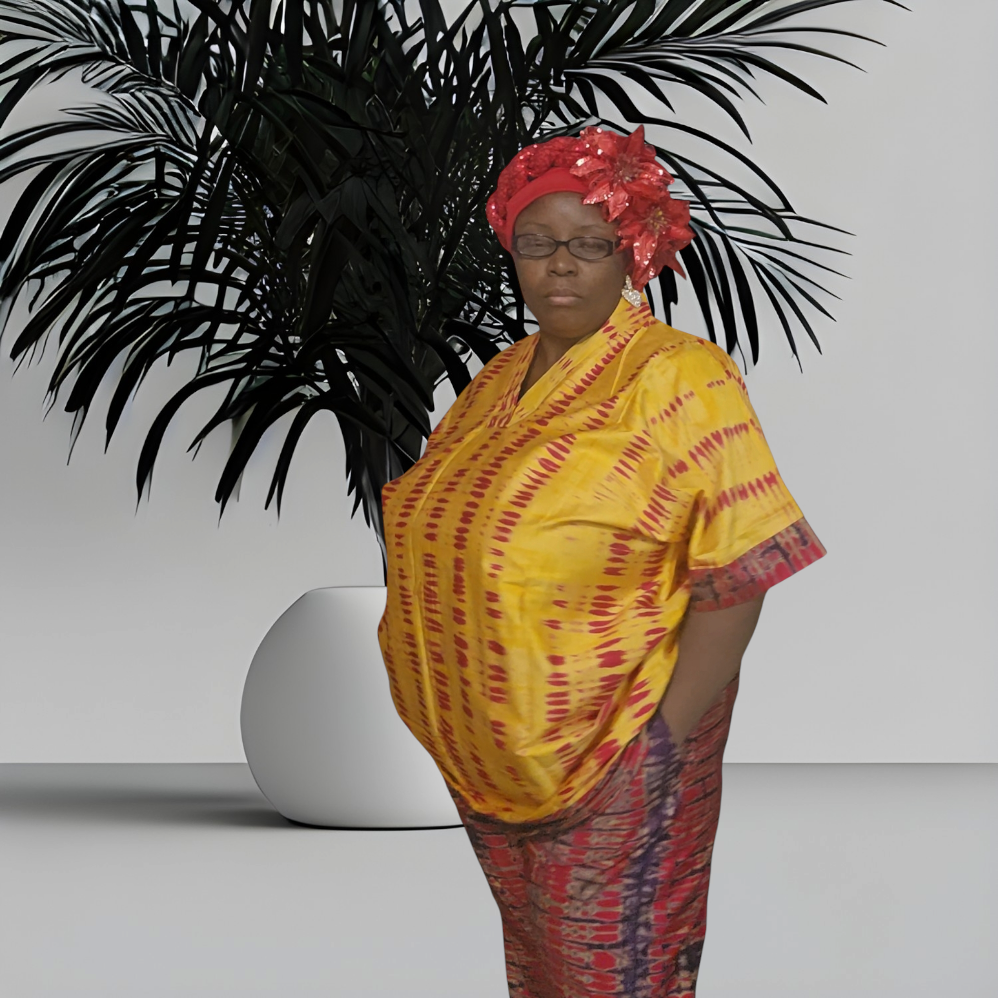 Silk Adire, Tye and Dye top and Pant for women