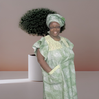 Short Sleeve Ankara Dress for women with 2 side pockets