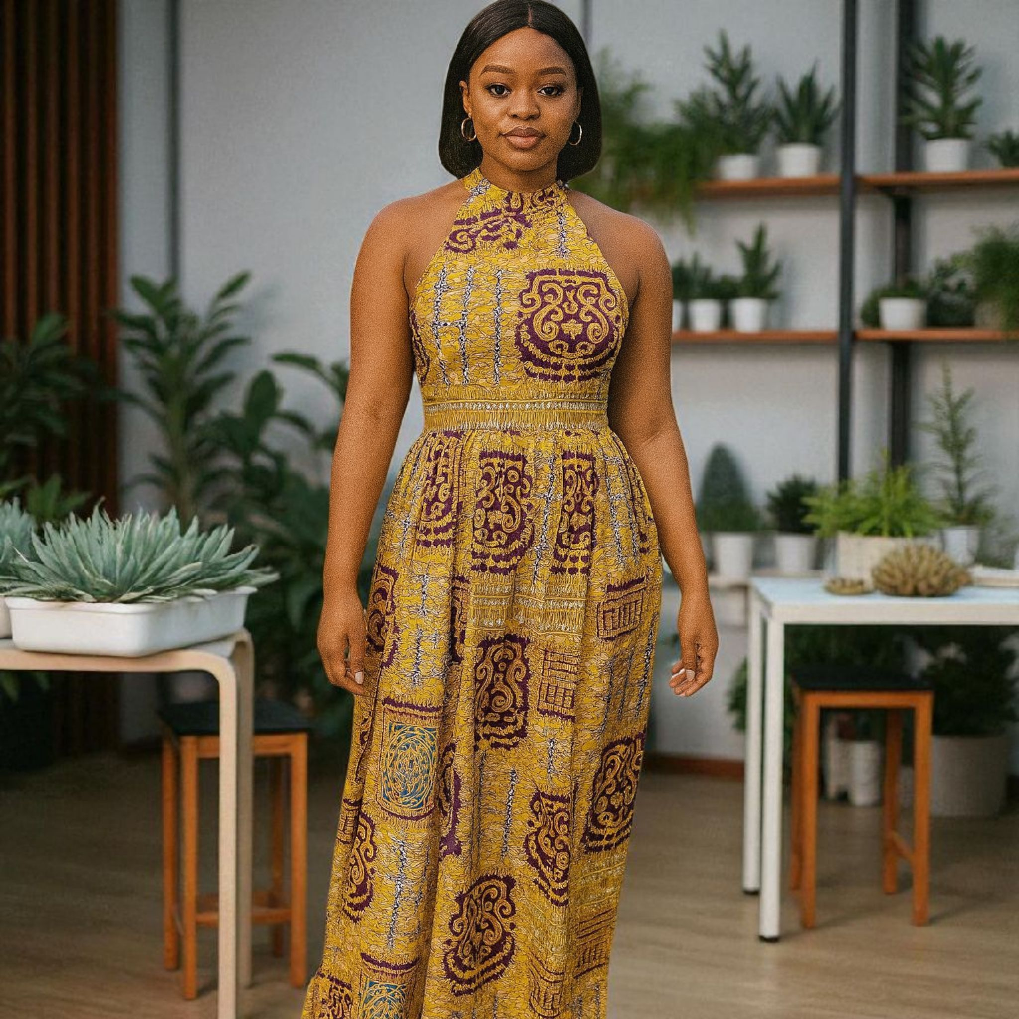 Ankara  Polyester Materials, Dress for women