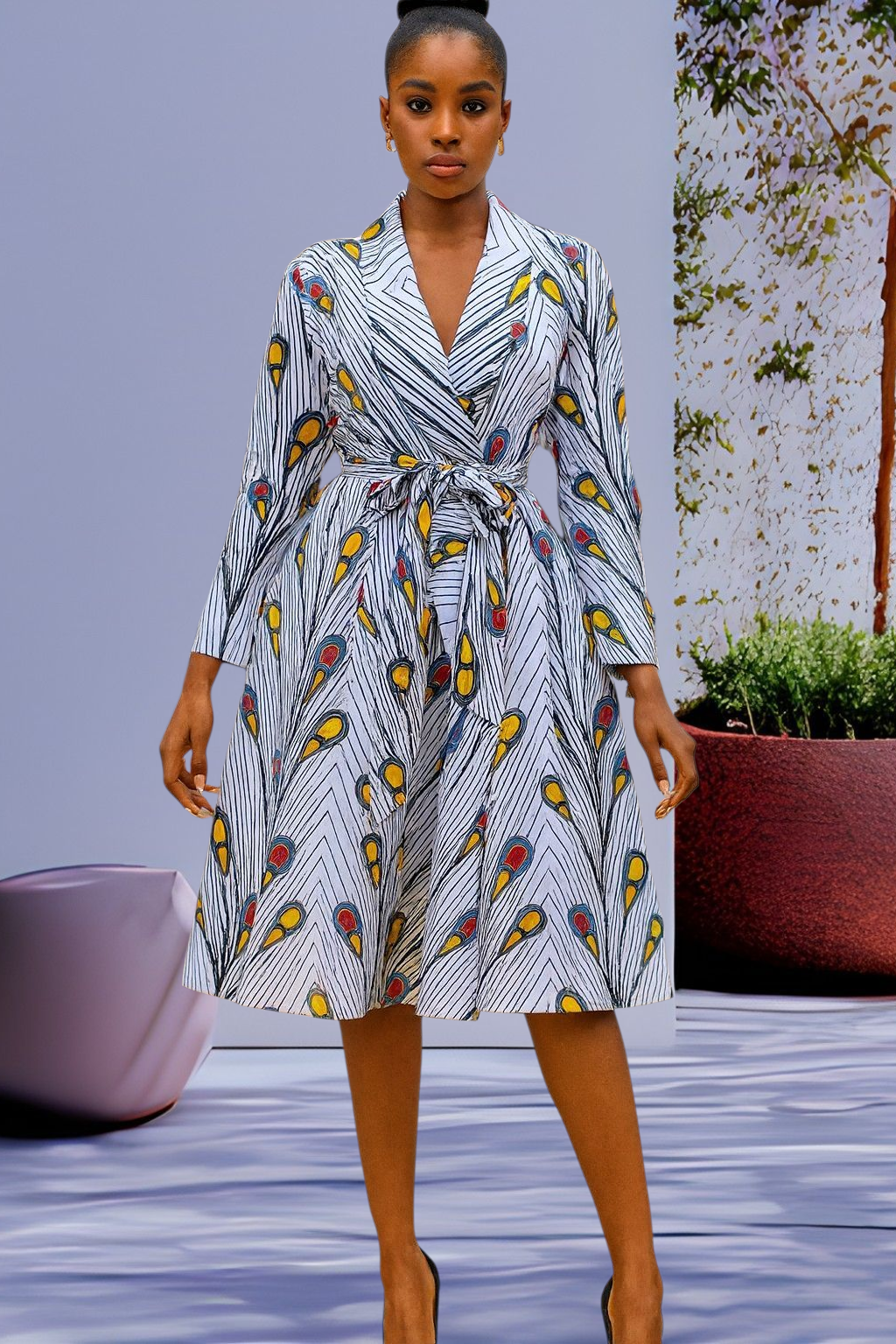 Ankara  Polyester Materials, Dress for women