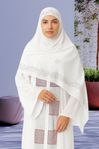 Dubai Abaya Kaftan with Rhinestone design and Neat embroidery for women