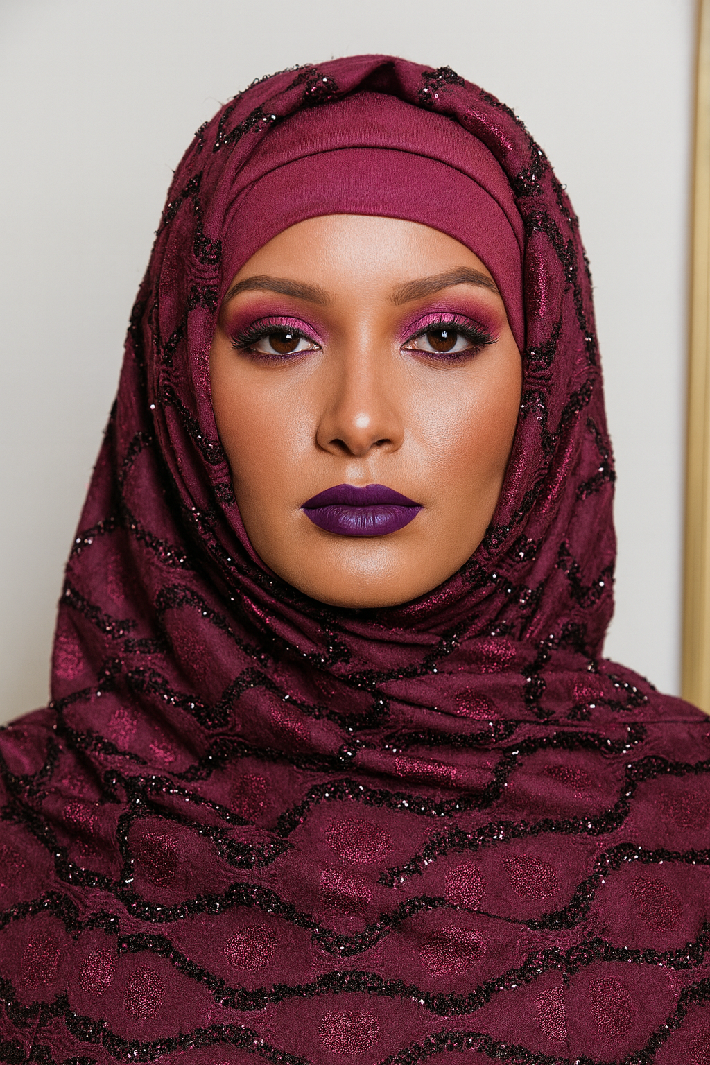 Hijab Scarves with matching Undercap Set,  Muslim Head Scarf for Women Long Shawl Inner Hijab Cap