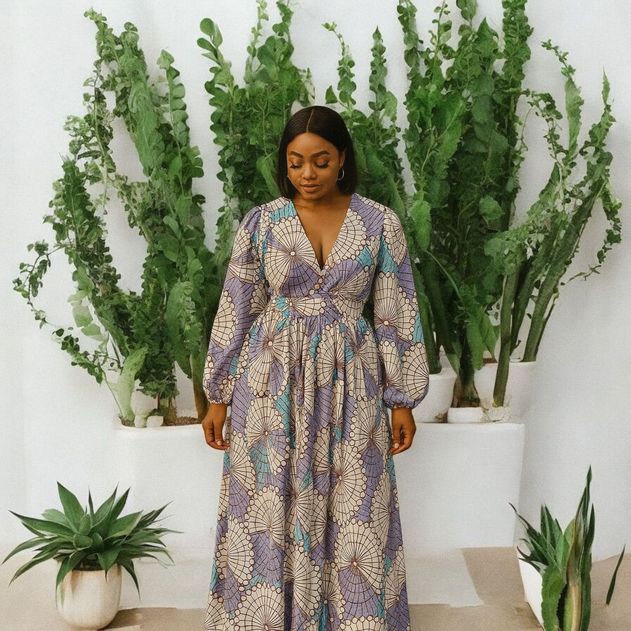 Ankara  Polyester Materials, Dress for women