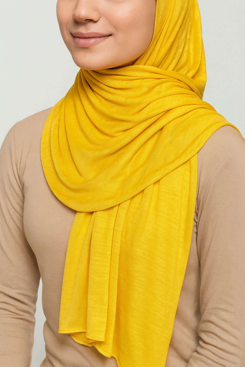 Hijab Scarves ,Jessy Muslim Head Scarf for Women Islamic Solid Long Shawl.