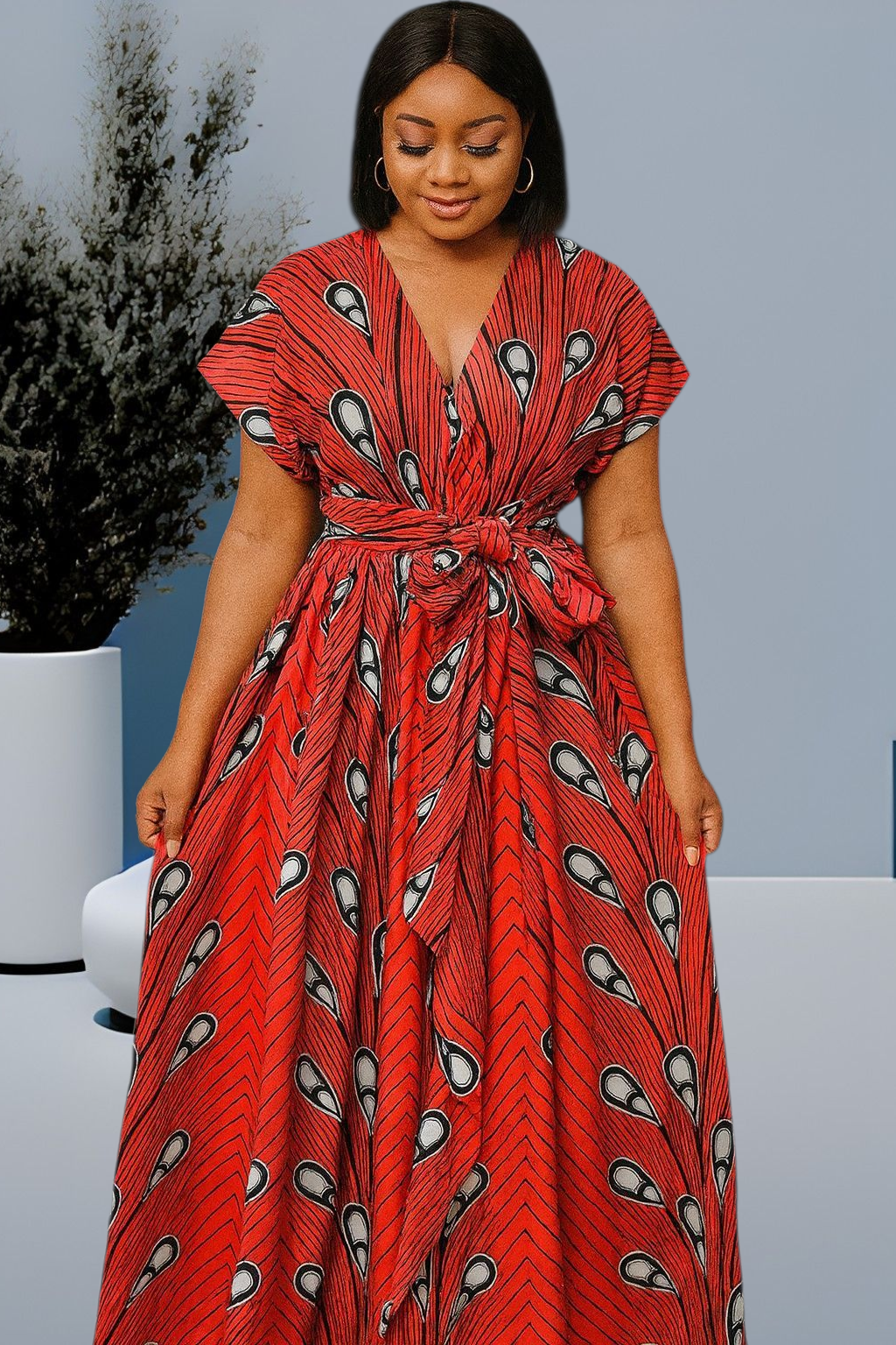 Ankara  Polyester Materials, Dress for women