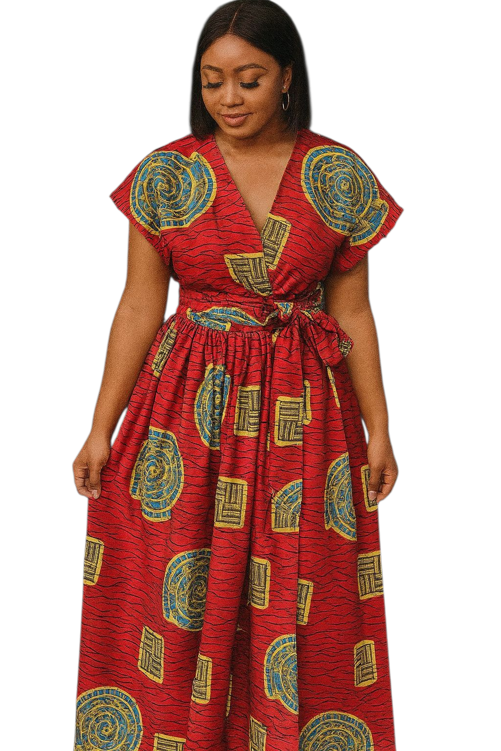 Ankara  Polyester Materials, Dress for women