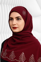 Hijab Scarves  Chiffon Muslim Head Scarf for Women Islamic Solid Long Shawl