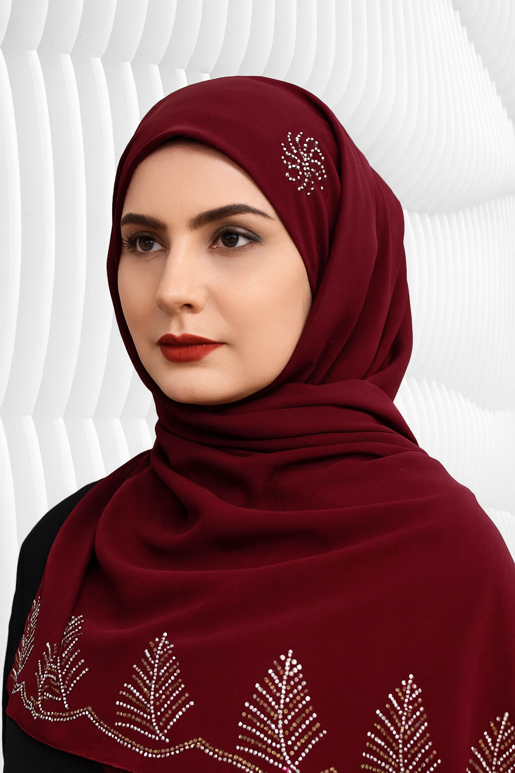 Hijab Scarves  Chiffon Muslim Head Scarf for Women Islamic Solid Long Shawl