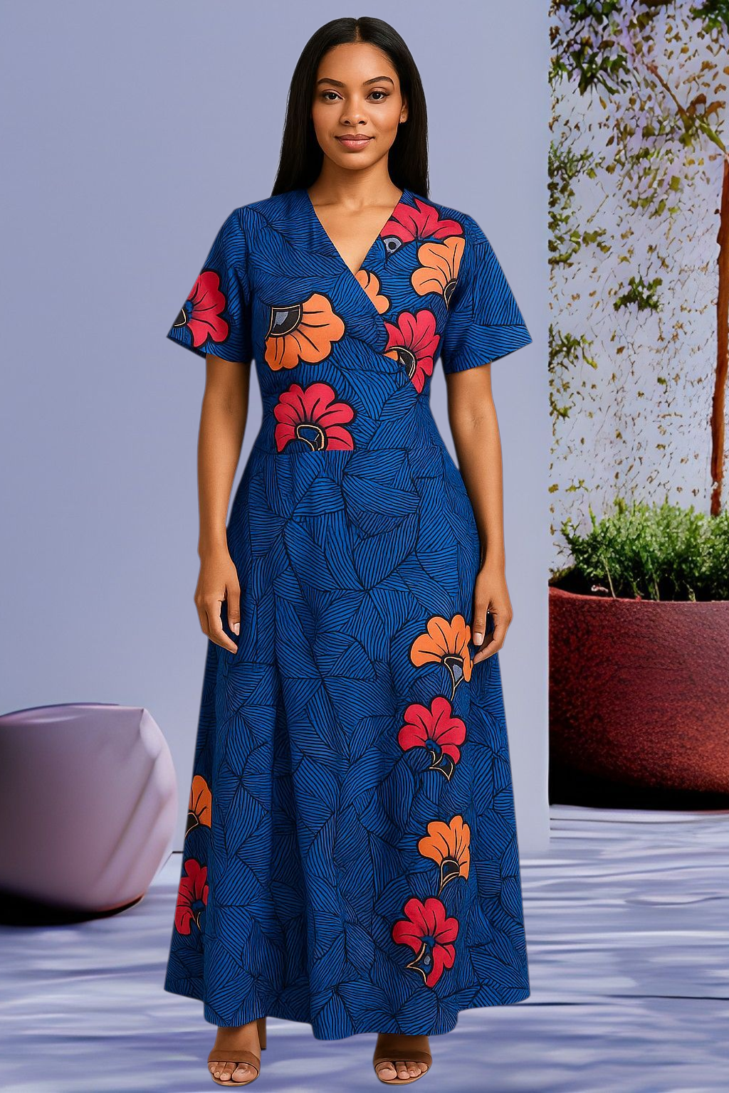 Ankara  Polyester Materials, Dress for women