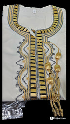 Kaftan for men long sleeve Men's Robe, Tall Muslim clothes with Embodery. Dubai Jalamias