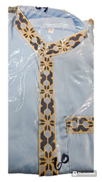 Kaftan for men long sleeve Men's Robe, Tall Muslim clothes with Embodery. Dubai Jalamias