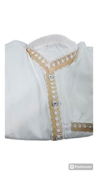 Kaftan for men long sleeve Men's Robe, Tall Muslim clothes with Embodery. Dubai Jalamias