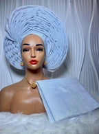 Aso Oke Auto Gele with Iborun – Effortless Elegance by Jazron LLC: Home of African Fashion