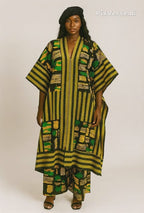 Kinmono with Aso oke finishing for women