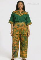 Short Sleeve Top and Pant for women