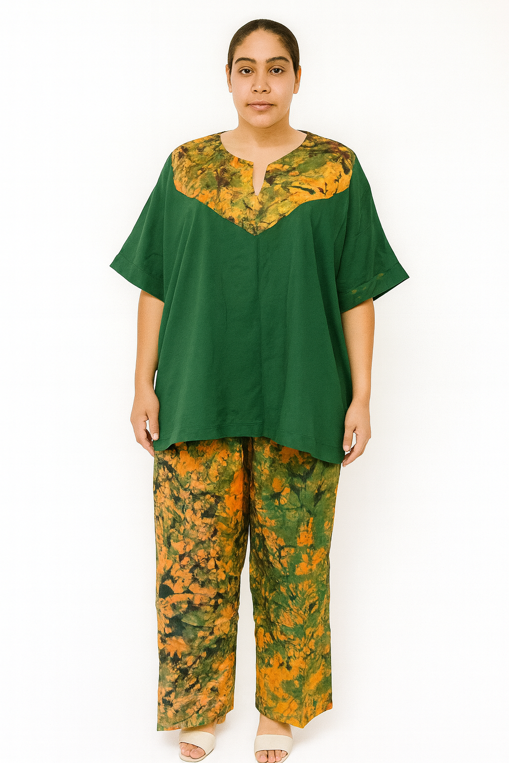 Short Sleeve Top and Pant for women