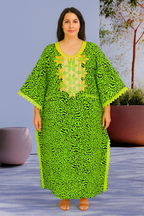 Ankara buterfly Sleeve with inner belt, fully stoned, Bubu for women