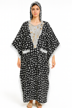 Ankara buterfly Sleeve with inner belt, fully stoned, Bubu for women