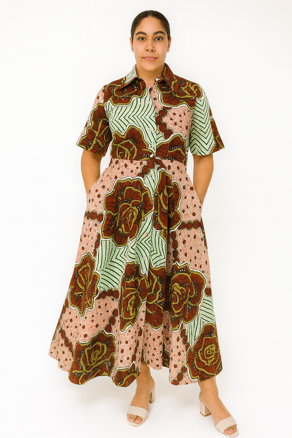 Ankara Long dress for women