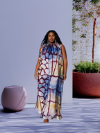 Sleeveless Long Dress for women. Momo designs