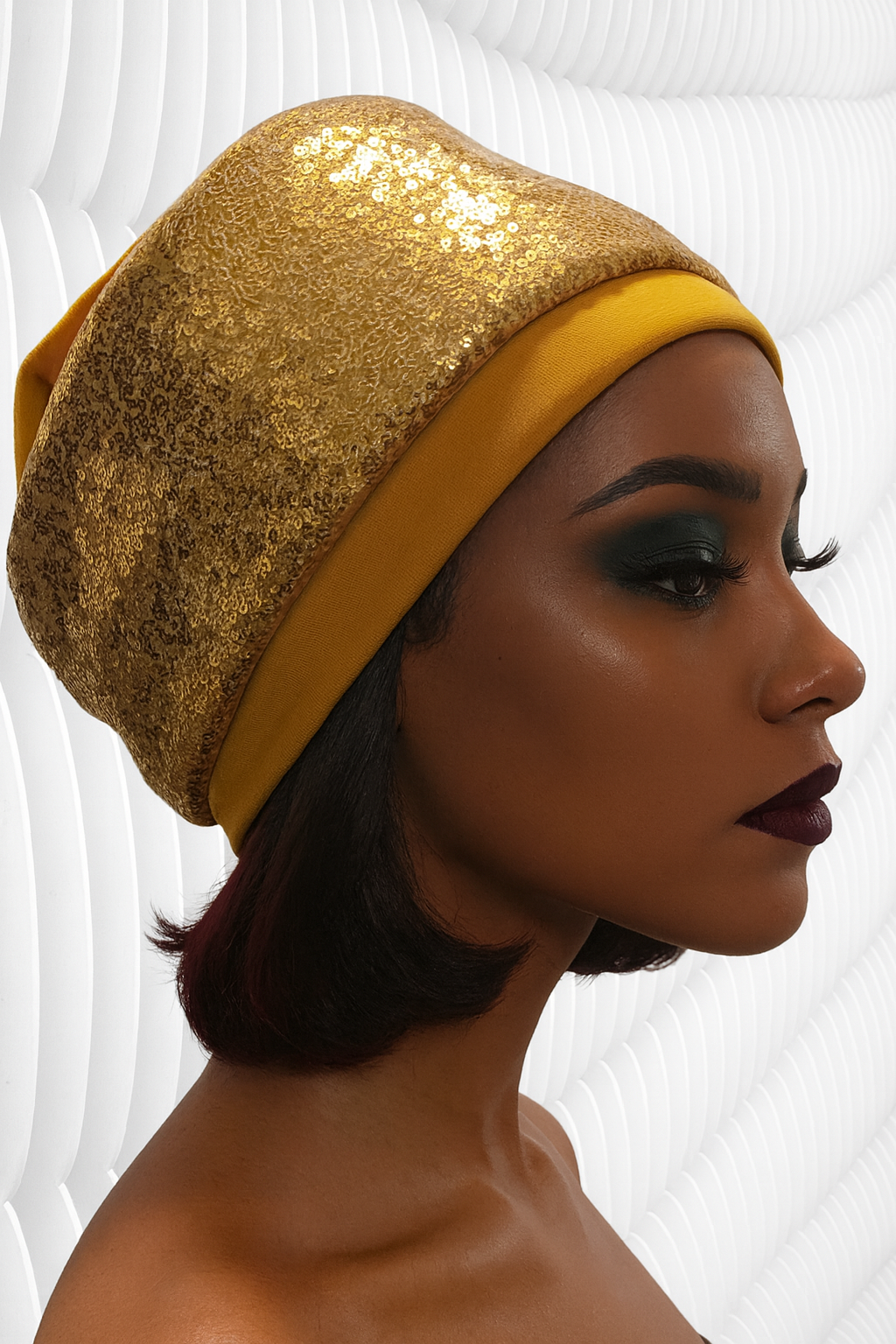Glammy Turban, Headwrap for women, Pre tie Gele for women.