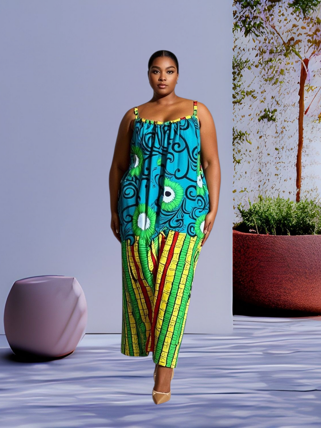 Sleeveless Long Dress for women. Momo designs