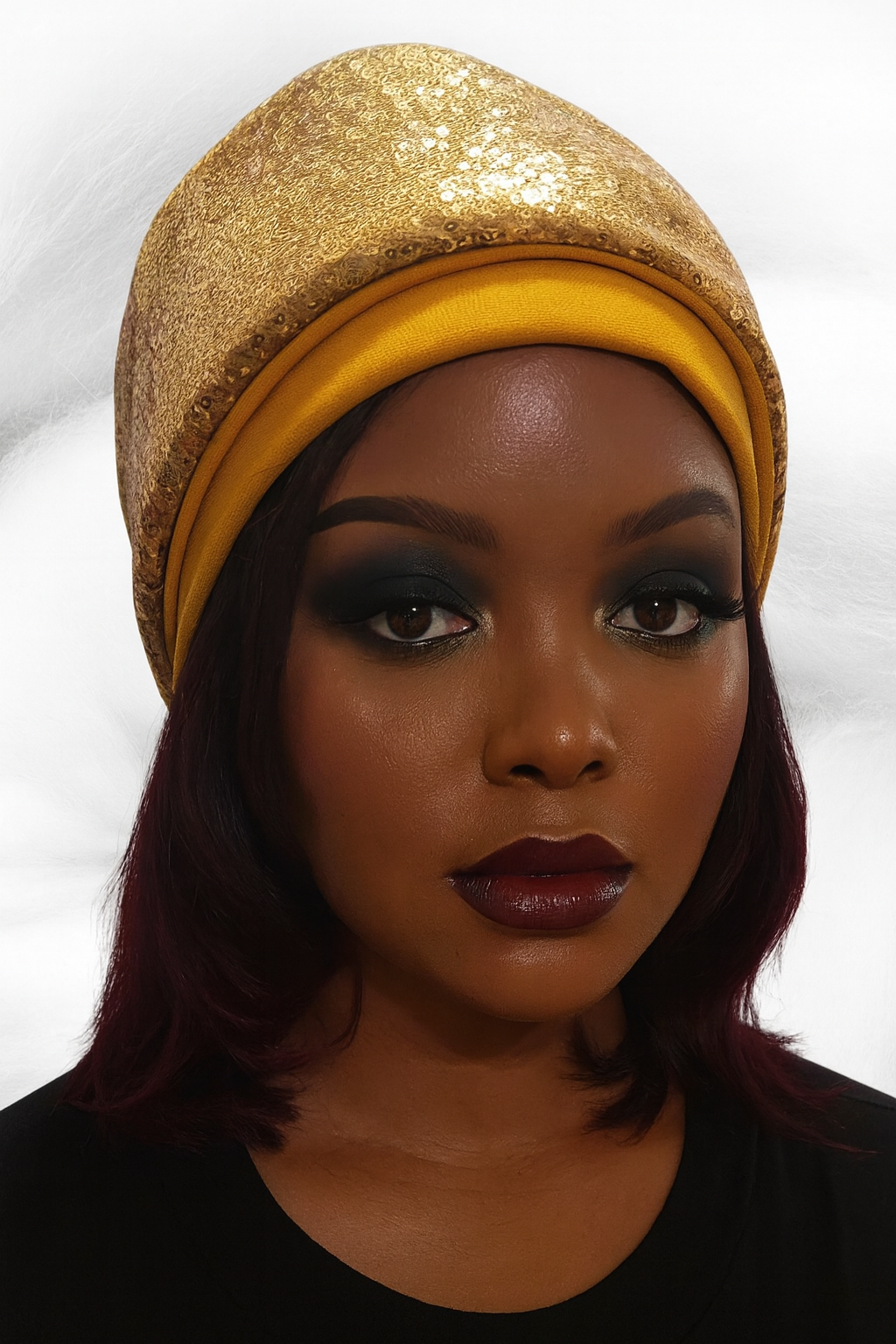 Glammy Turban, Headwrap for women, Pre tie Gele for women.