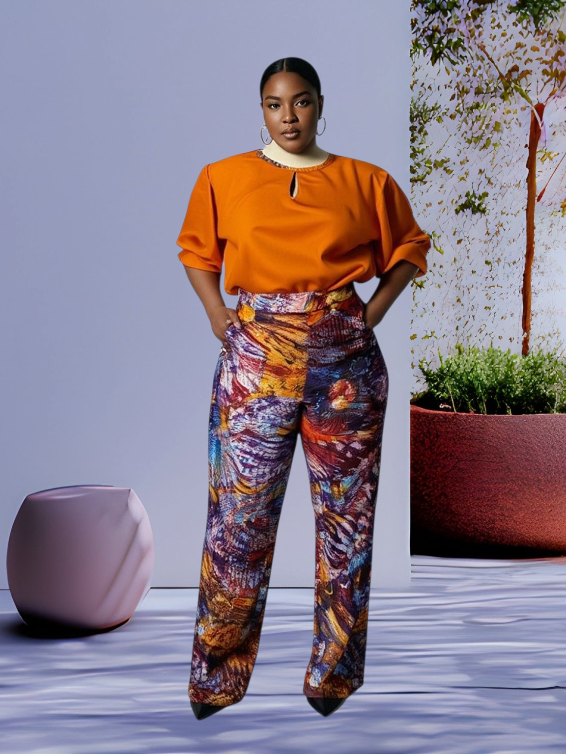 Short Sleeve Top and Pant for women